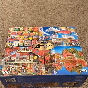 Multi-Color 4 Puzzle Set